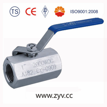 1" 2000wog Threaded End A182 Forged Ball Valve